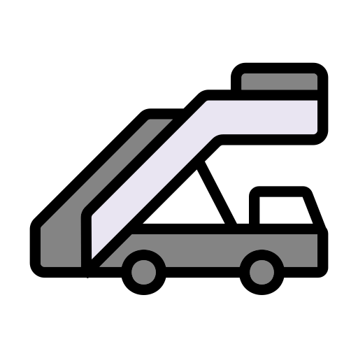 Stair truck Generic color lineal-color icon