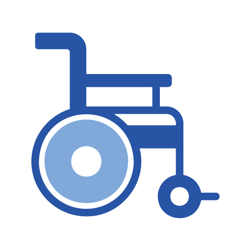 Инвалидная коляска Generic color fill иконка