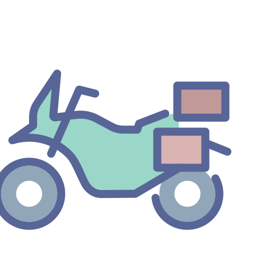 motocykl Amogh Design Soft Lineal Color ikona