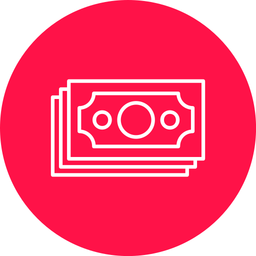 dinero Generic color fill icono