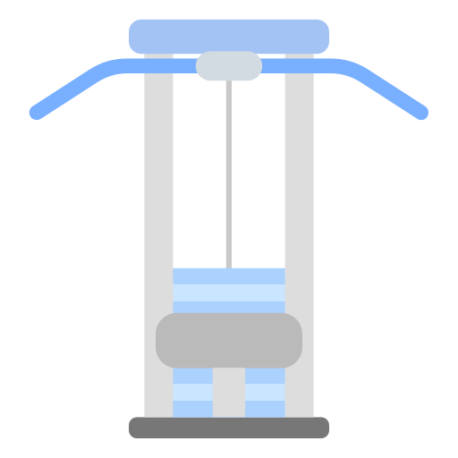 Gym equipment Generic color fill icon