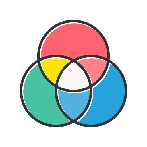 kontrola koloru Generic color lineal-color ikona