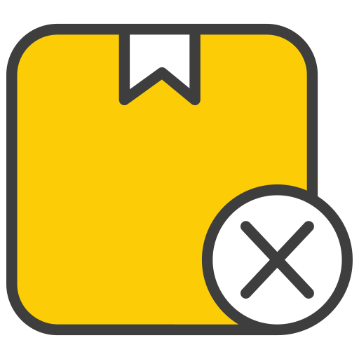 Delivery cancel Generic color lineal-color icon