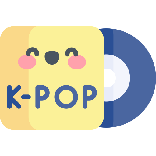 kpop Kawaii Flat ikona