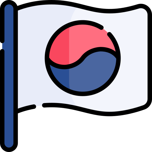 bandeira Kawaii Lineal color Ícone