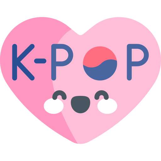 kpop Kawaii Flat icoon