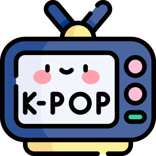 tv Kawaii Lineal color icona