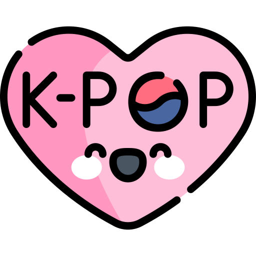 kpop Kawaii Lineal color Ícone