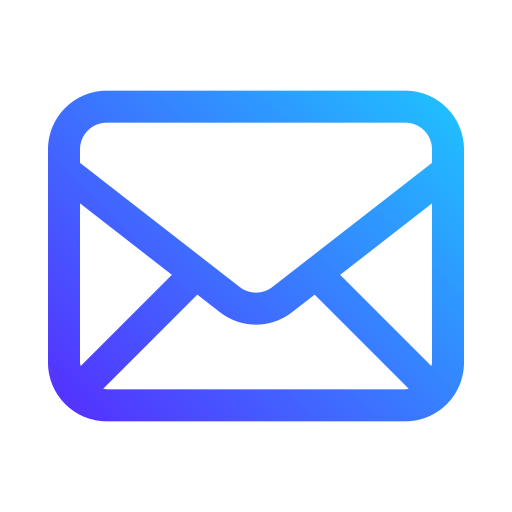 e-mail Generic gradient outline icoon