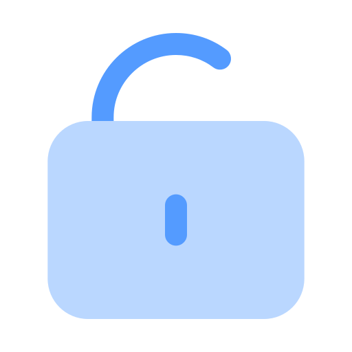 Unlock Generic color fill icon