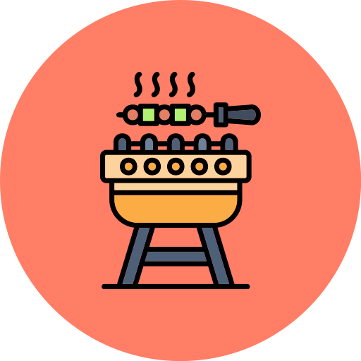 Bbq Generic color lineal-color icon
