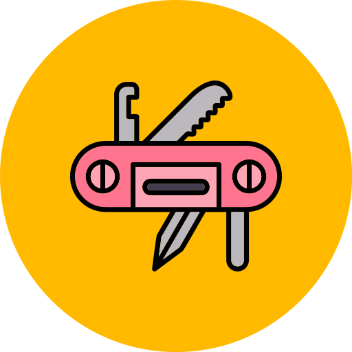 schweizer taschenmesser Generic color lineal-color icon