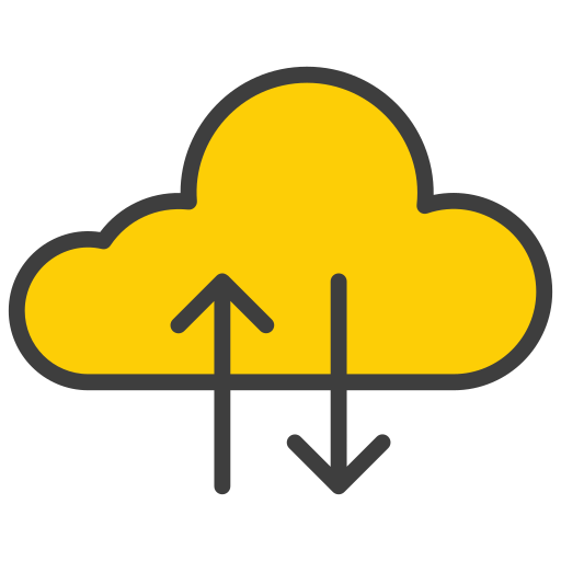 Cloud data Generic color lineal-color icon