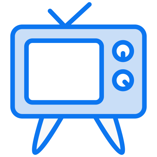텔레비전 Generic color lineal-color icon
