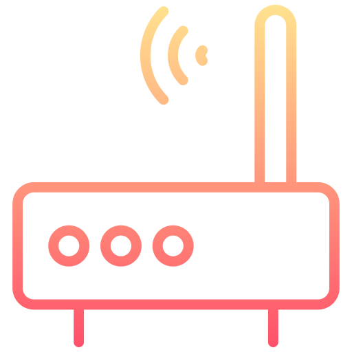 routeur wi-fi Generic gradient outline Icône
