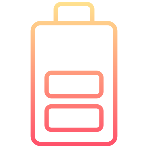 batterie level Generic gradient outline icon
