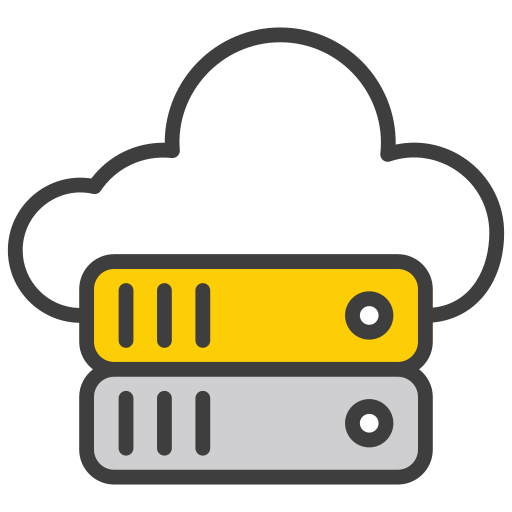 serwer w chmurze Generic color lineal-color ikona