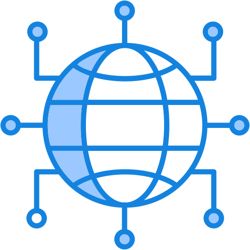 conexión mundial Generic color lineal-color icono
