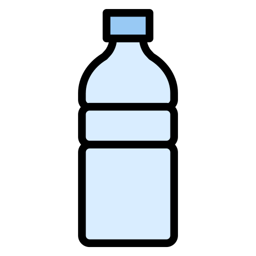 plastikowa butelka Generic color lineal-color ikona