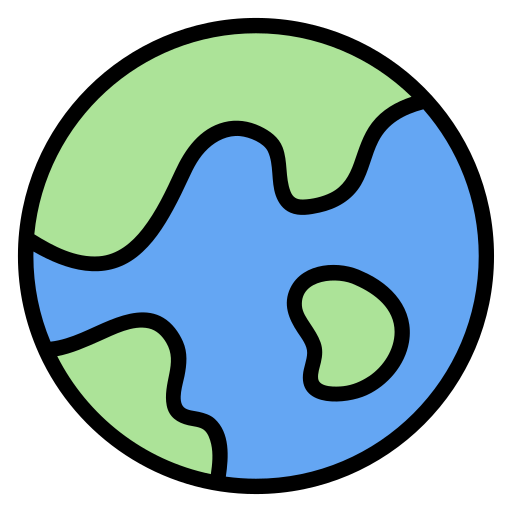 tierra Generic color lineal-color icono