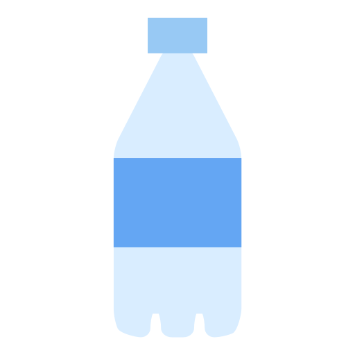 plastikowa butelka Generic color fill ikona