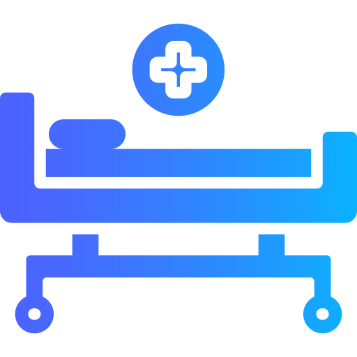 病院用ベッド Generic gradient fill icon