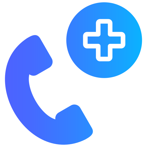 Phone call Generic gradient fill icon