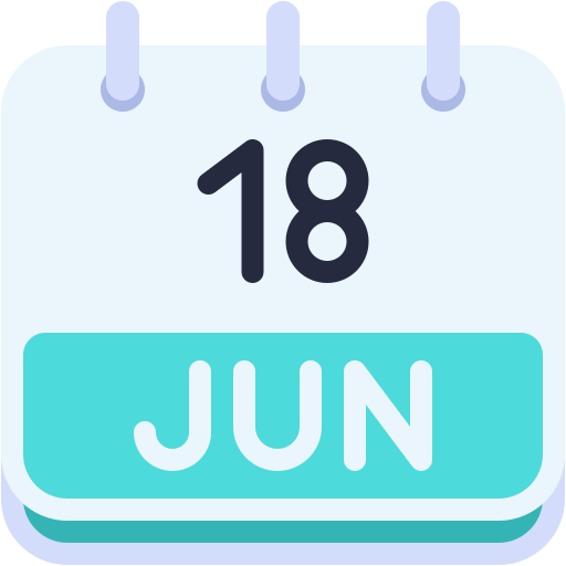 maandelijkse kalender Generic color fill icoon