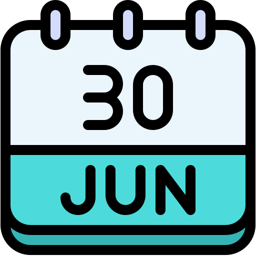 Monthly calendar Generic color lineal-color icon
