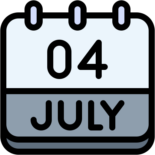 4 lipca Generic color lineal-color ikona