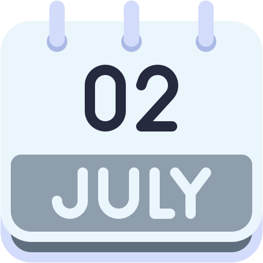 Monthly calendar Generic color fill icon