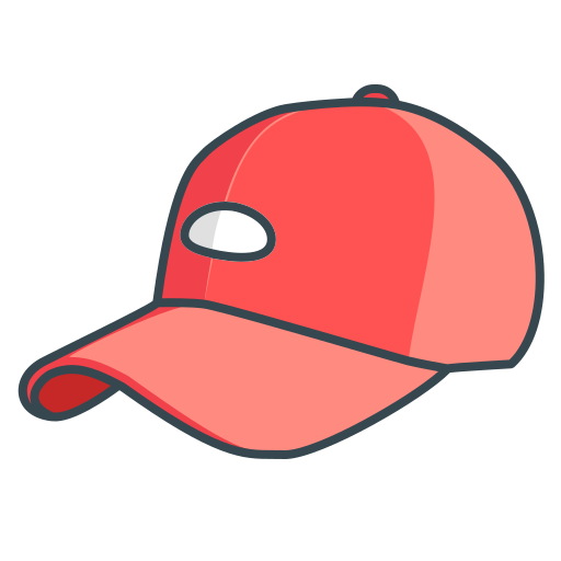 Baseball cap Generic color lineal-color icon