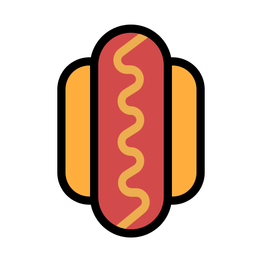 ホットドッグ Generic color lineal-color icon