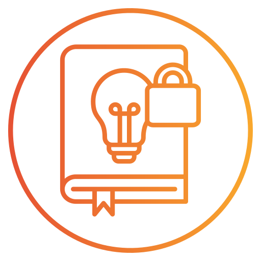 propiedad intelectual Generic gradient outline icono