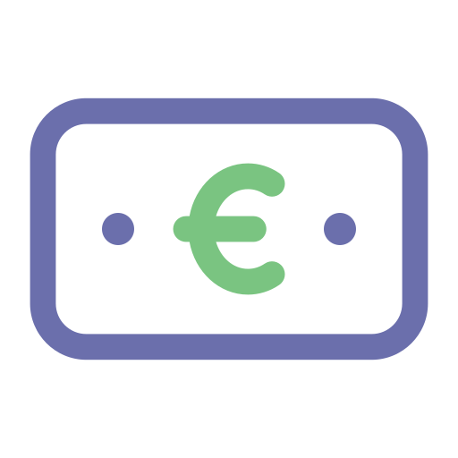 Евро Generic color outline иконка