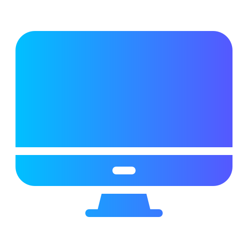 monitor Generic gradient fill ikona