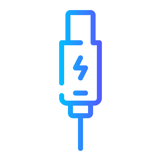 Usb plug Generic gradient outline icon
