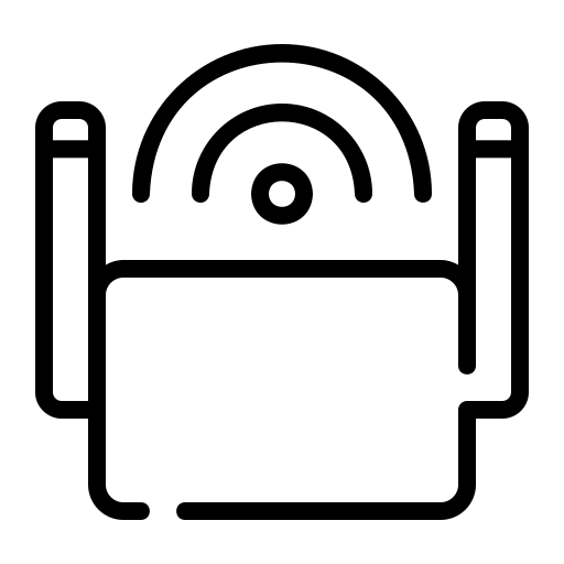 무선 라우터 Generic black outline icon