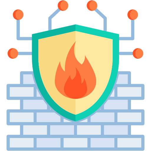 firewall Generic color fill icona