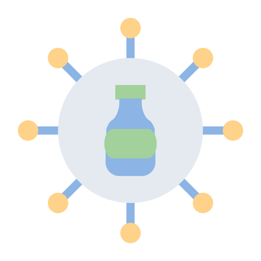 Bottle Generic color fill icon