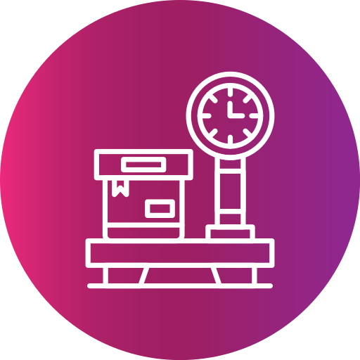 Weight scale Generic gradient fill icon