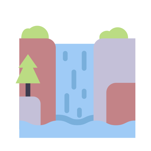 cascata Generic color fill icona