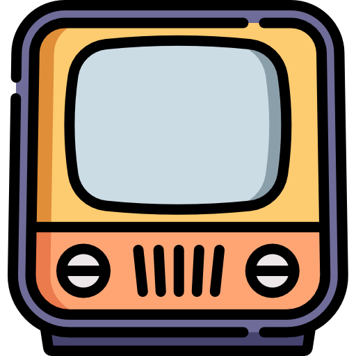 Старый телевизор Special Lineal color иконка