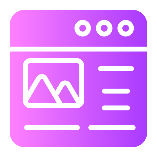 Article Generic gradient fill icon