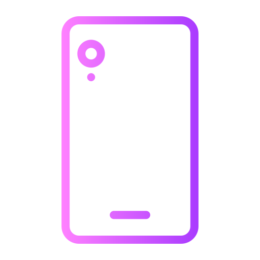 telefoon camera Generic gradient outline icoon