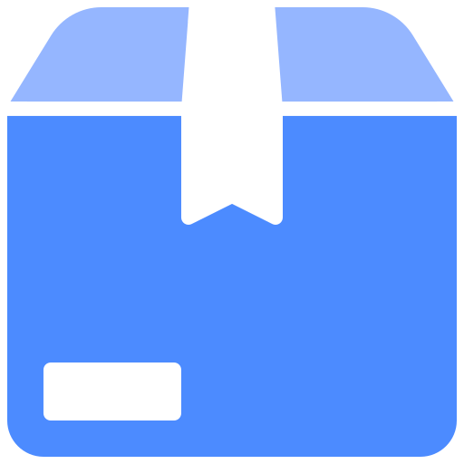 scatola del pacchetto Generic color fill icona