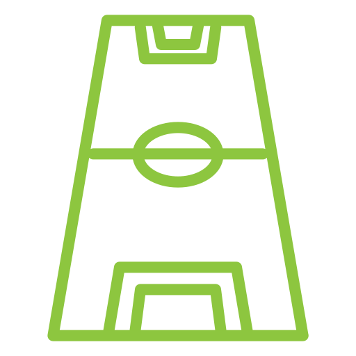 boisko do piłki nożnej Generic color outline ikona