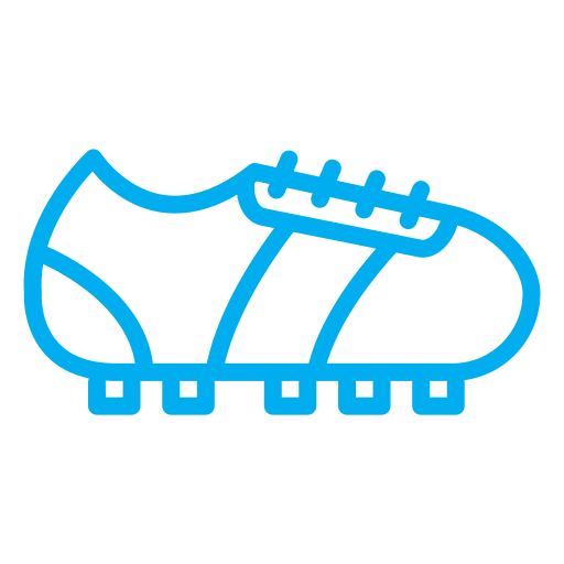 botas de fútbol Generic color outline icono