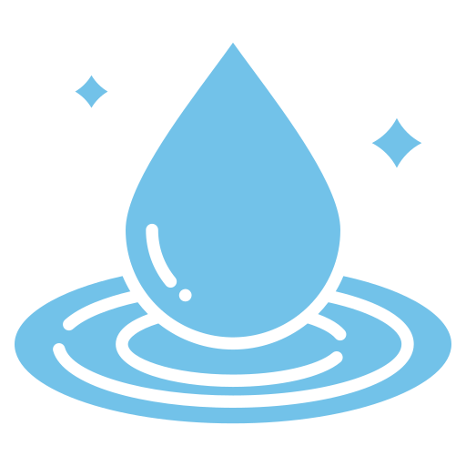 czysta woda Generic color fill ikona