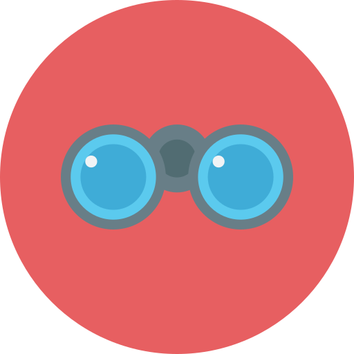 双眼鏡 Generic color fill icon